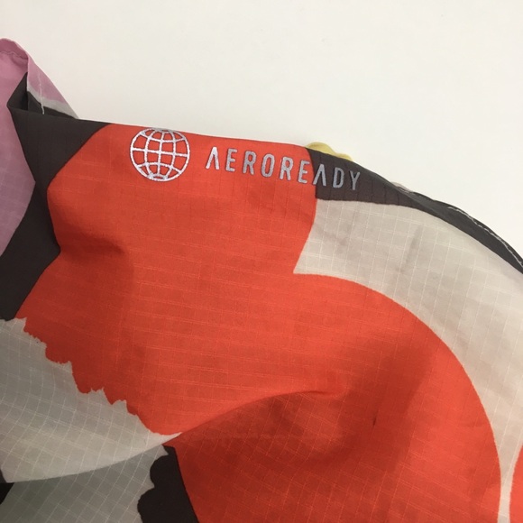 Adidas x Marimekko Running Shorts 2 in 1 Floral Print Medium 8" - Picture 7 of 11